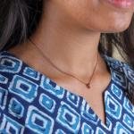Elegant Blue Geometric Printed Cotton Kurti – Classic Comfort Collection